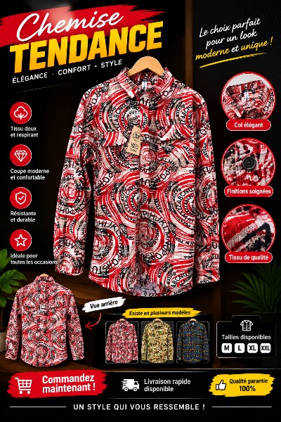 Chemise tendance – photo 1