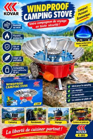 Windproof Caming stove – photo 1