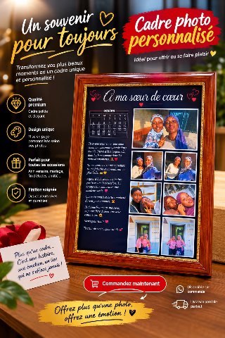 Cadre Photo Personnalisé Pour Vos amies et souvenirs – photo 1