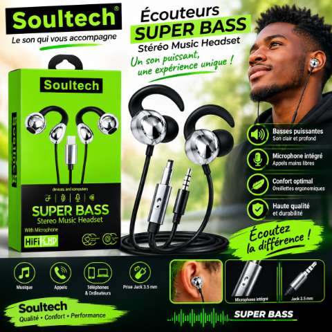 Soultech v10 Super Basse Original – photo 1
